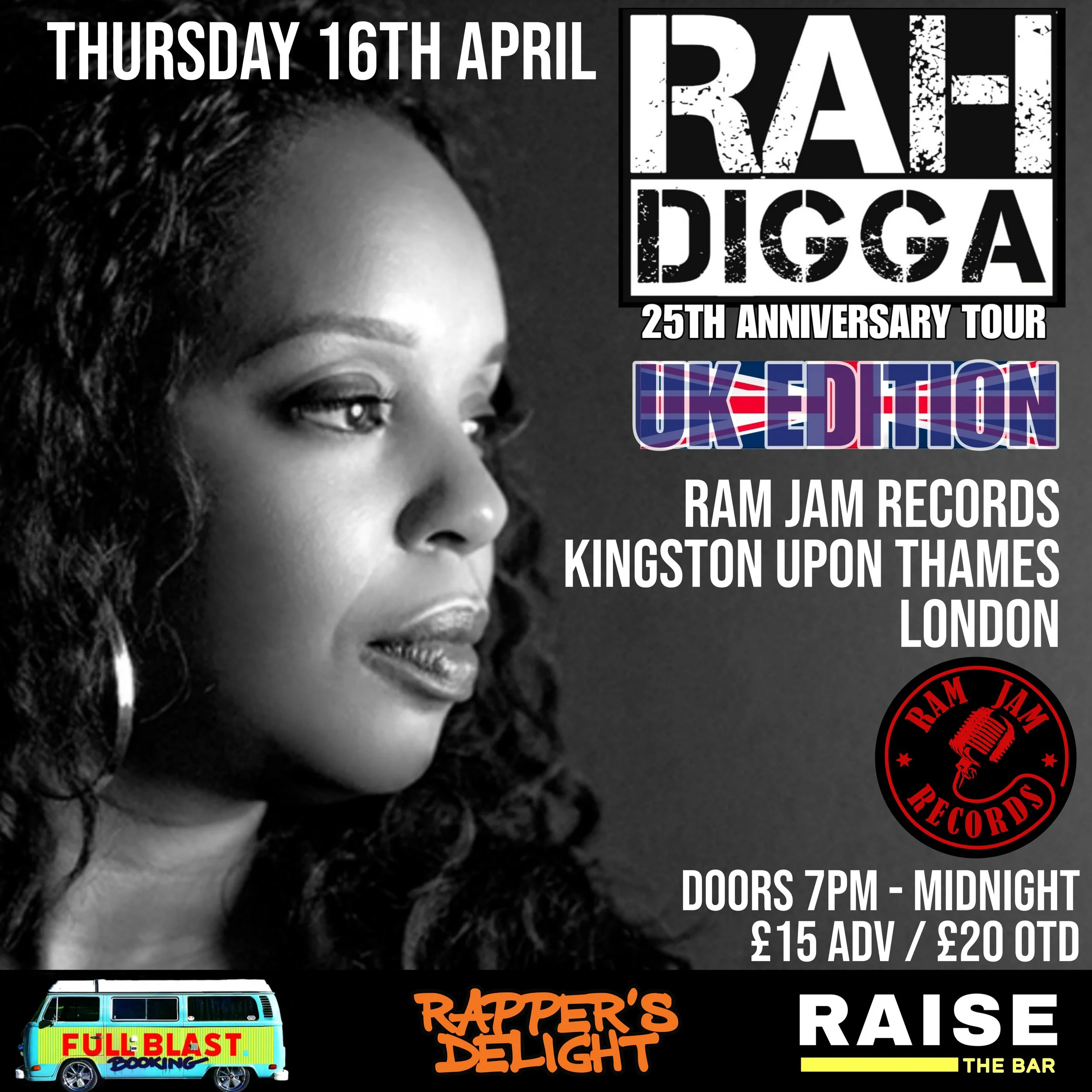 R Digga at Rapper's Delight with Raise The Bar live hip-hop